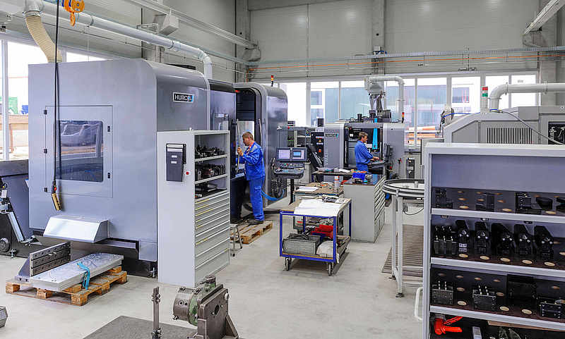 Mitarbeiter in der Produktion