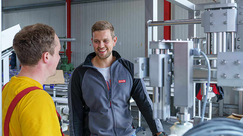 Vertriebsmitarbeiter im Vertriebsgespräch