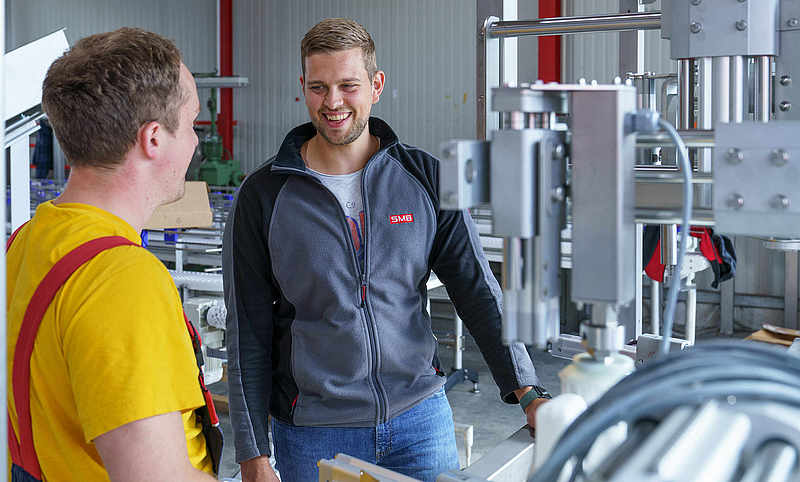 Vertriebsmitarbeiter im Vertriebsgespräch